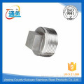 casting pipe fitting stainless steel 304 square plug with manufacture